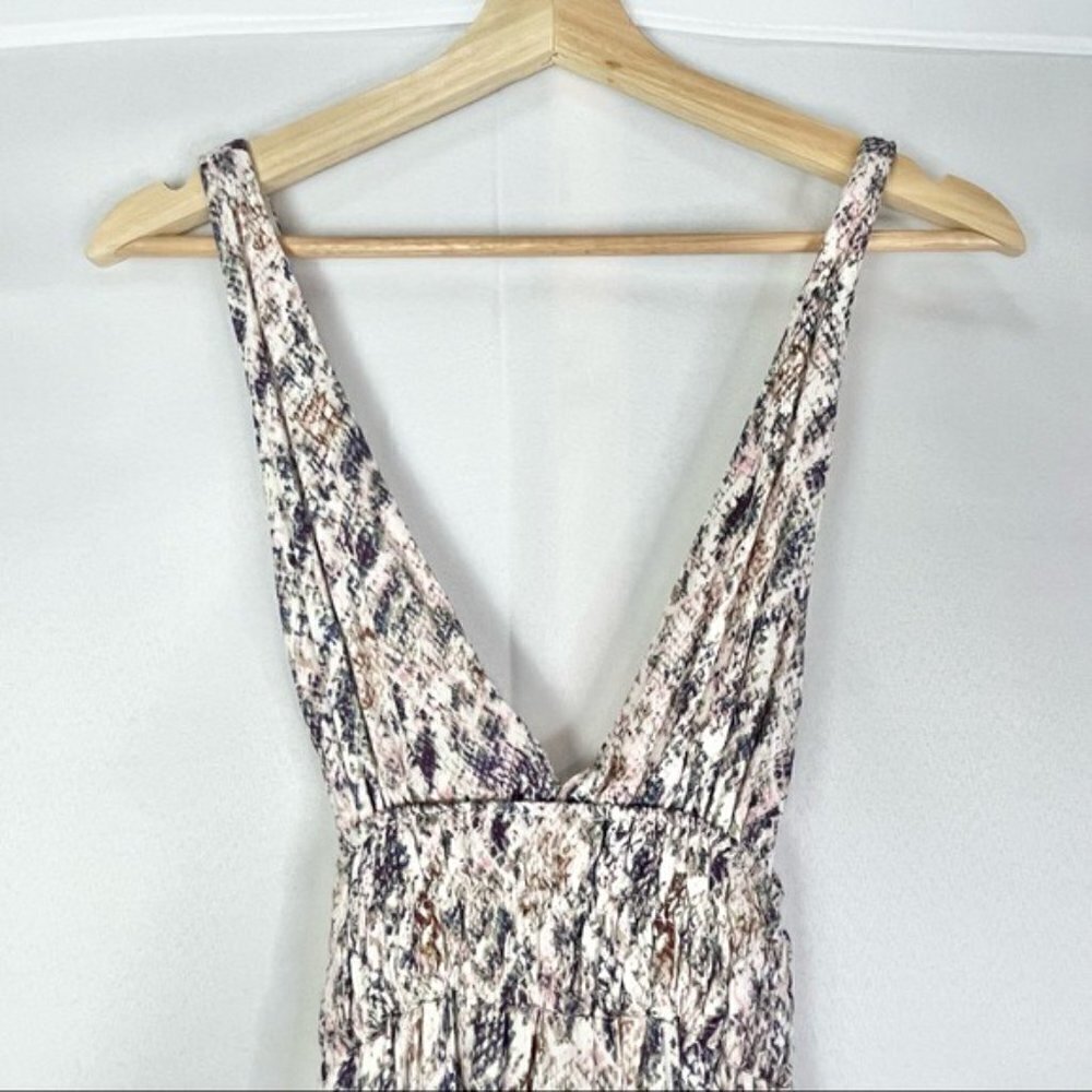 NEW Olivaceous Amy Blush Snake Print Maxi Dress S - Picture 13 of 15